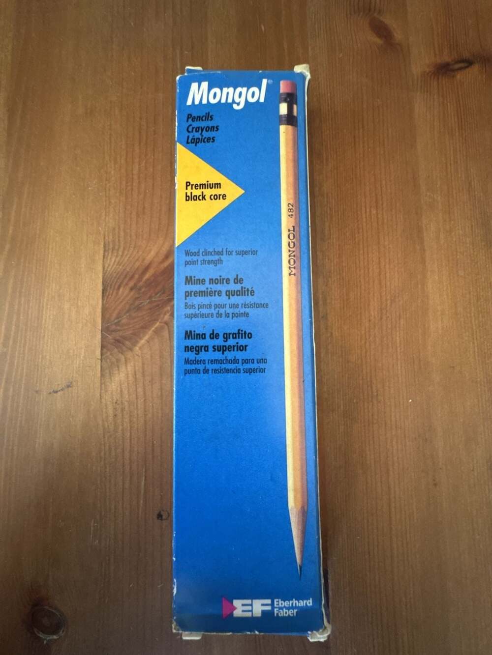 Eberhard Faber Mongol 482 No. 2 HB Wood Pencils with Original Box | 11 Pencils